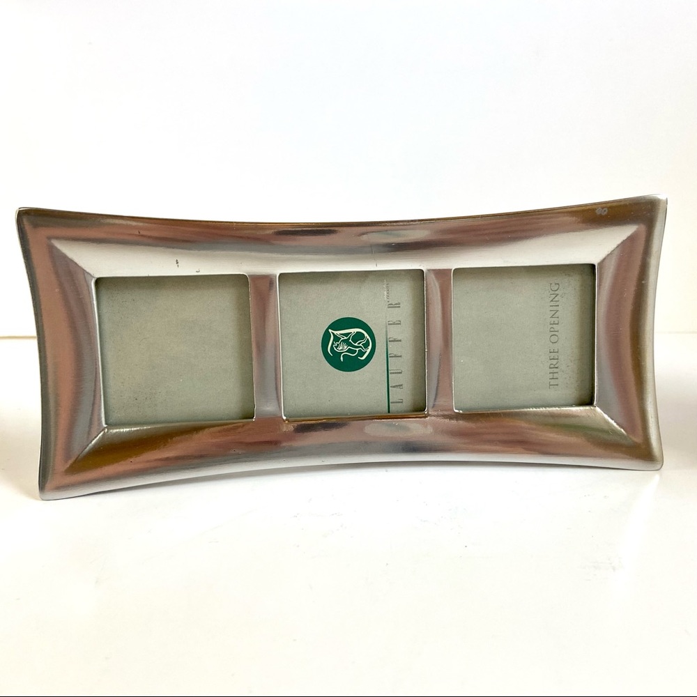 ✨New✨ Lauffer Frames Silver Plated Three Opening Picture Frame - Picture 2 of 11